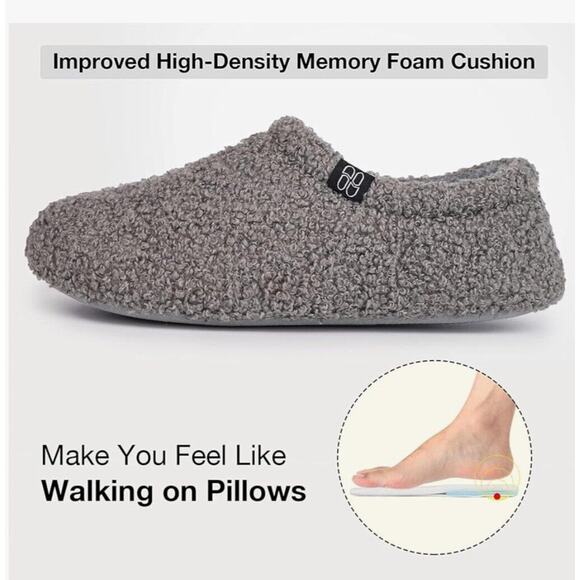 VeraCosy Womens Slippers Gray. New - Picture 2 of 2